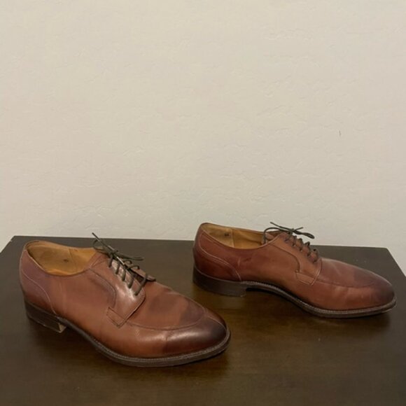 Cole Haan Men's Dress Shoes Brown Leather, Size 9.5M leather sole, pointed toe - Picture 1 of 7